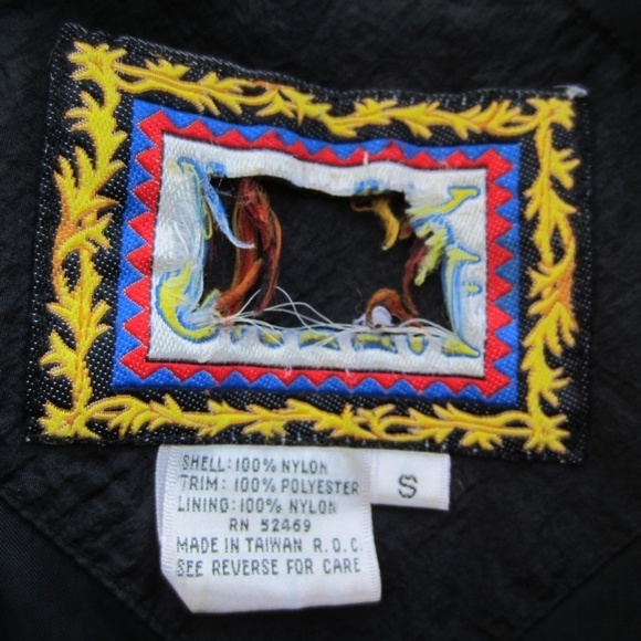 Rock Creek Track jacket Windbreaker Women's S Floral Full Zip Y2K Vintage Retro - Picture 5 of 15